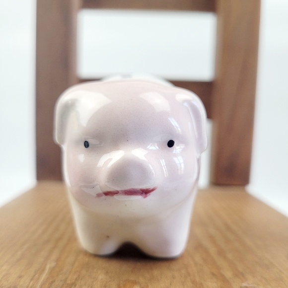 Vintage Ceramic Mini Piggy Bank 1950's Made in Japan - Picture 3 of 7